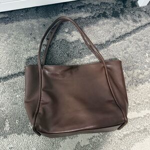 Brown Leather Tote Bag